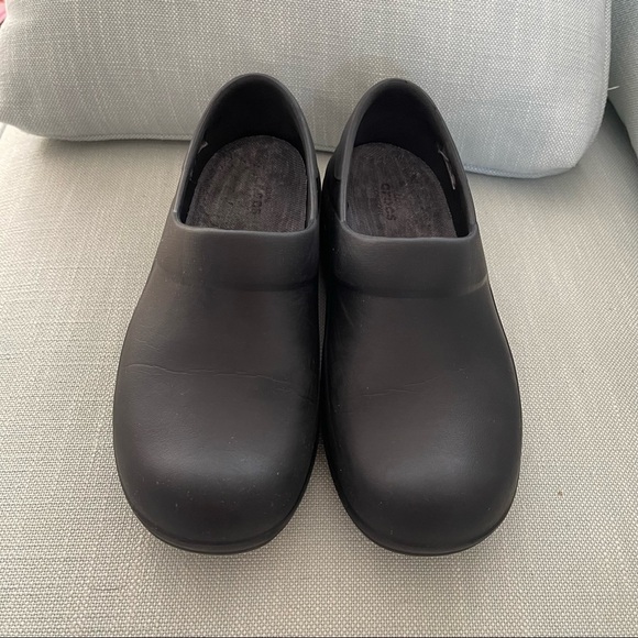 Crocs Neria Pro II Clogs, Women's Size 7 Black - Picture 2 of 12